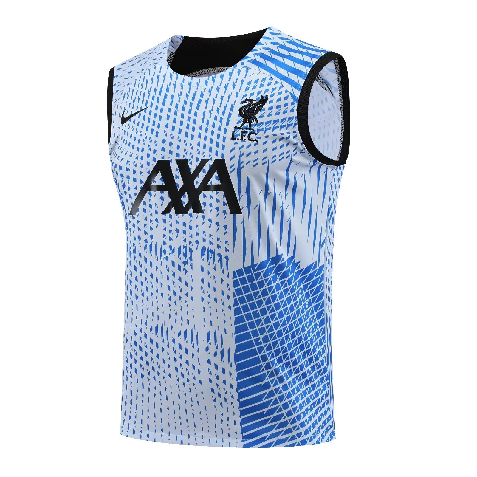 AAA Quality Liverpool 23/24 White/Blue Vest Jersey